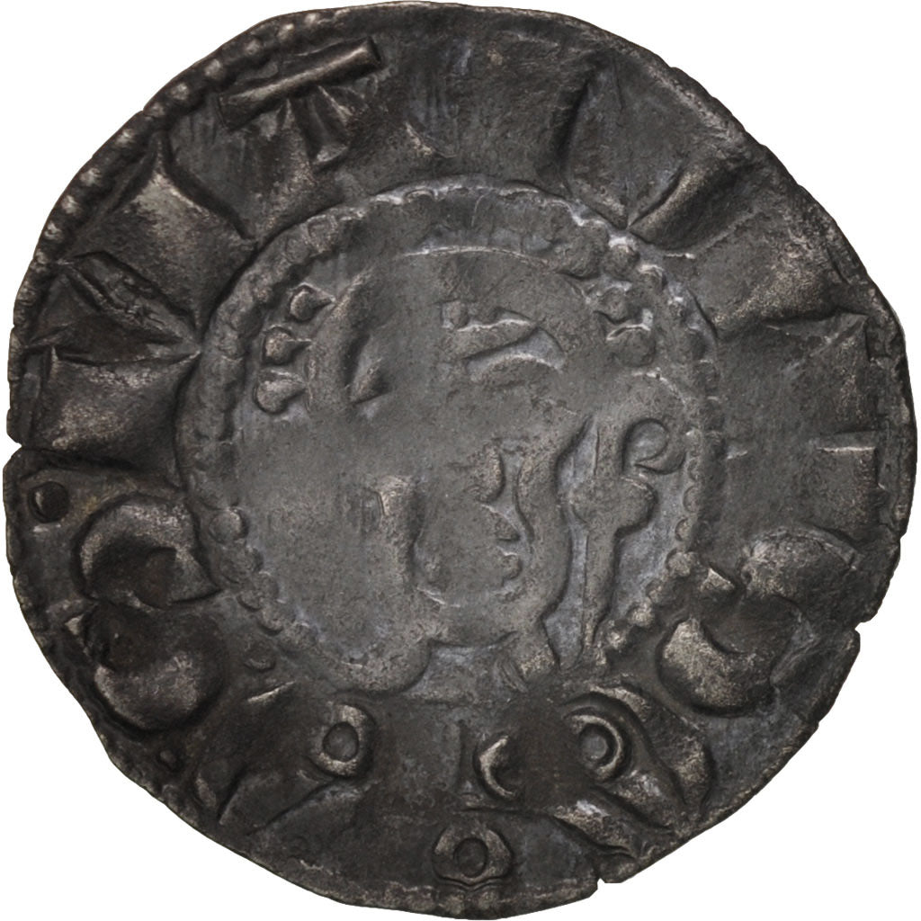 Coin, France, Bourbonnais, Denarius, VF(30-35), Silver, Boudeau:357
