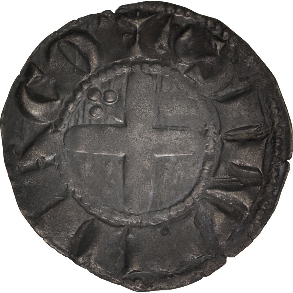 Coin, France, Bourbonnais, Denarius, VF(30-35), Silver, Boudeau:357