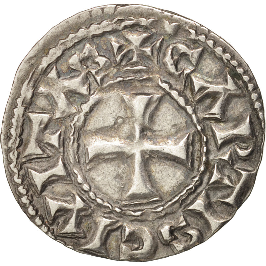 France, Carolingiens, Raoul, Denier, Chartres, TTB, Argent, Depeyrot:284