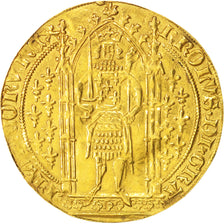 France, Charles V, Franc à pied, AU(50-53), Gold, Variety, Duplessy:360A
