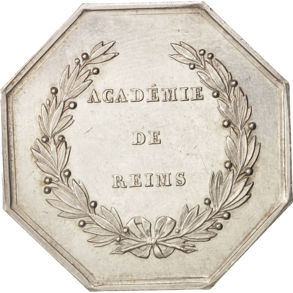Frankreich, Token, Noblesse et Ville, Académie de Reims, 1841, VZ, Silber
