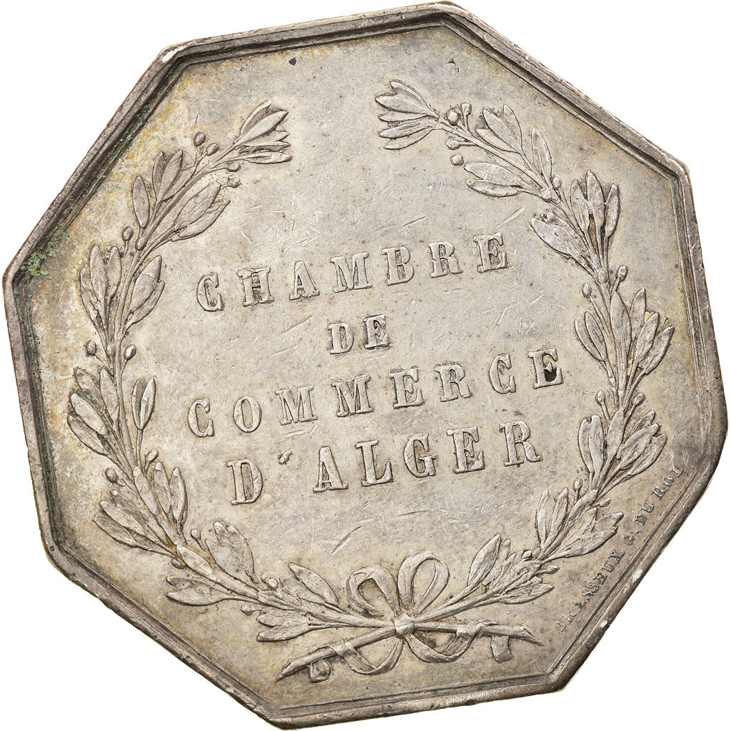 Algeria, Token, Chambre de Commerce de l'Algérie, nd (1845-1860), Brasseux