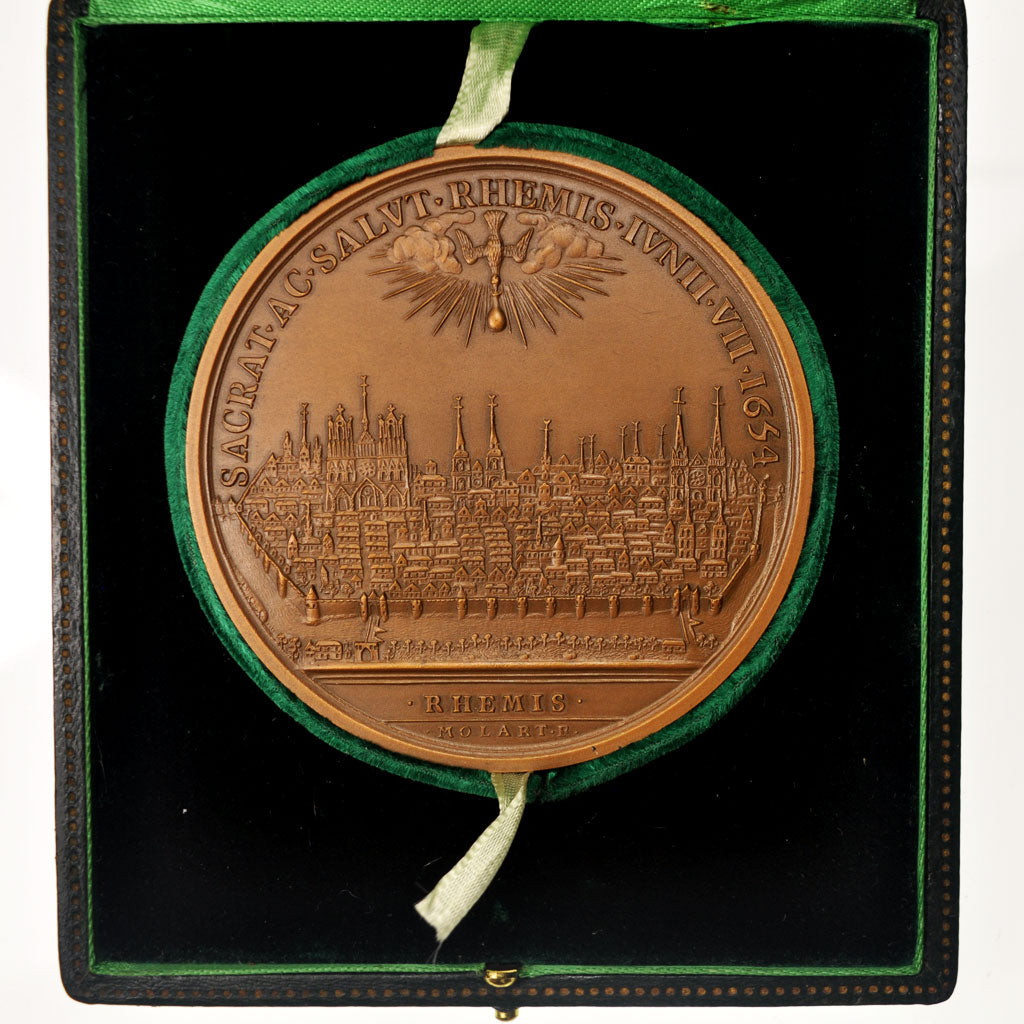 Frankreich, Medal, VIlle de Reims, Sacre de Louis XIV, History, Molart, STGL