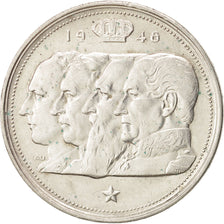 Belgio, 100 Francs, 100 Frank, 1948, BB, Argento, KM:138.1