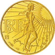 Munten, Frankrijk, 100 Euro, 2008, UNC-, Goud, Gadoury:EU288, KM:1536