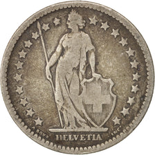 Switzerland, 2 Francs, 1879, Bern, VF(20-25), Silver, KM:21