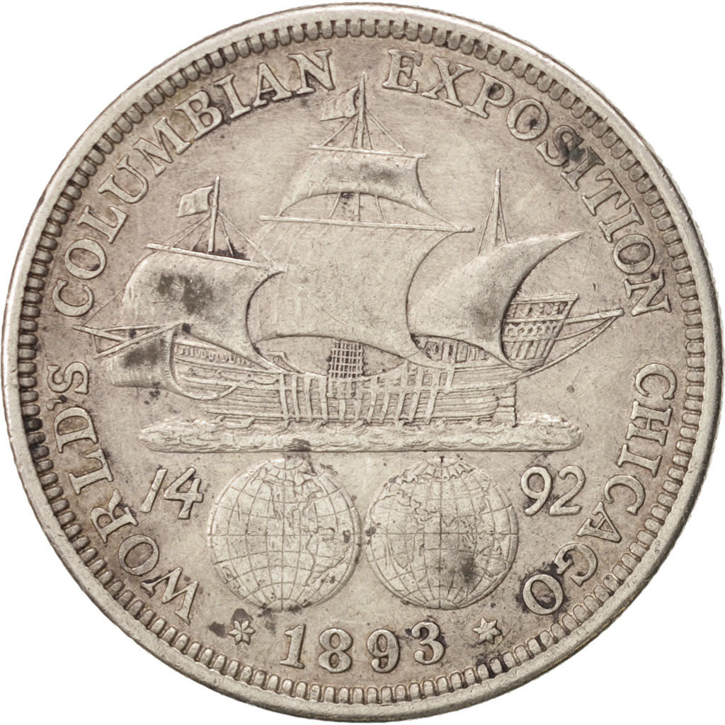 United States, Half Dollar, 1893, U.S. Mint, Philadelphia, EF(40-45), Silver