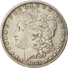 United States, Morgan Dollar, 1885, U.S. Mint, Philadelphia, EF(40-45), Silver