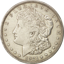 United States, Morgan Dollar, 1921, U.S. Mint, San Francisco, AU(55-58), Silver