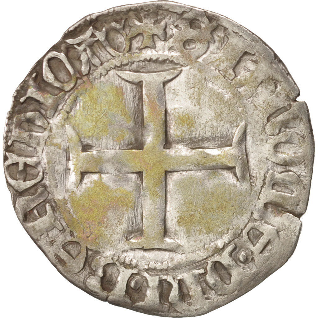 Bretagne, Jean V, Blanc à l'hexalobe, Nantes, EF(40-45), Billon, Boudeau:113
