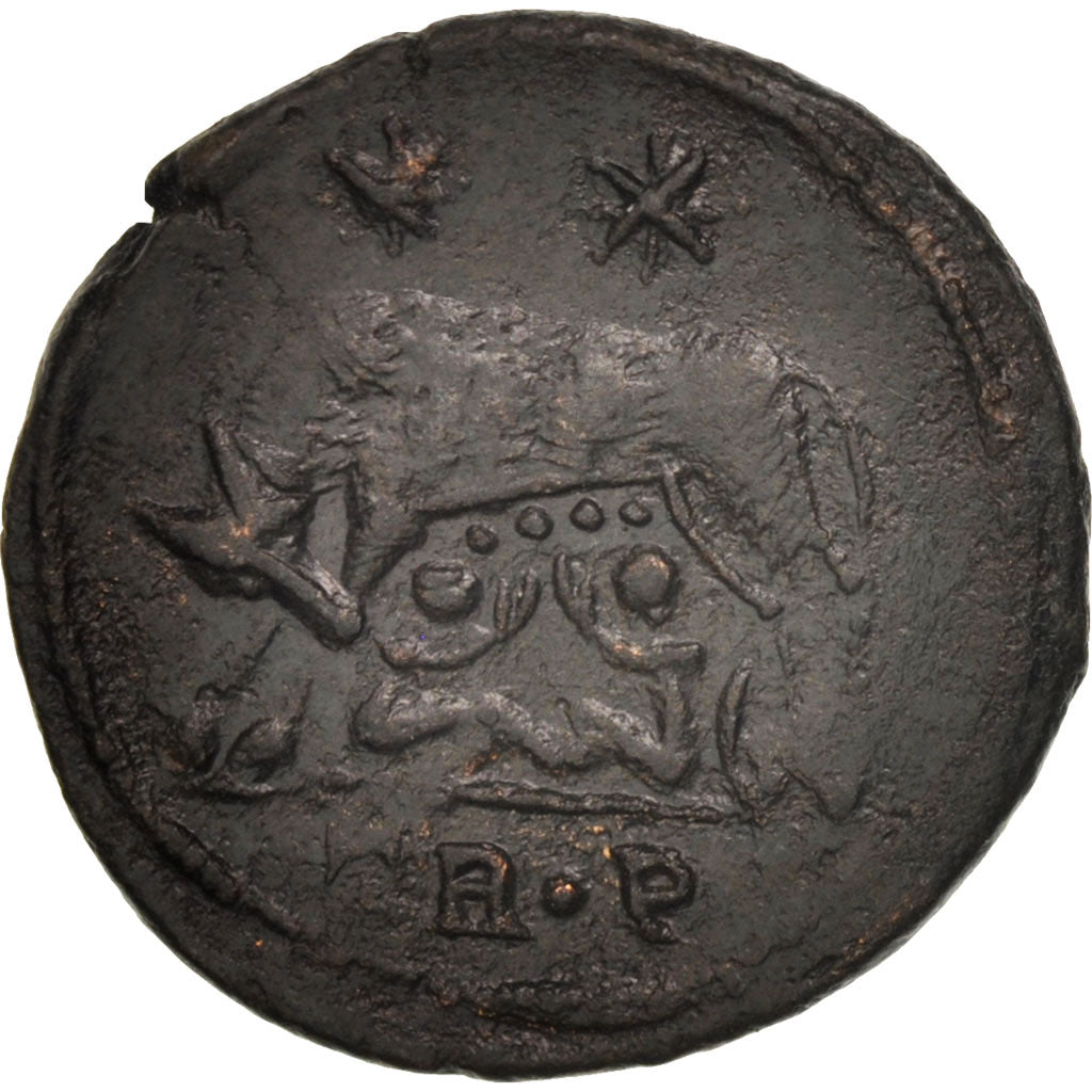 Coin, City Commemoratives, Follis, Trier, AU(50-53), Bronze, RIC:542