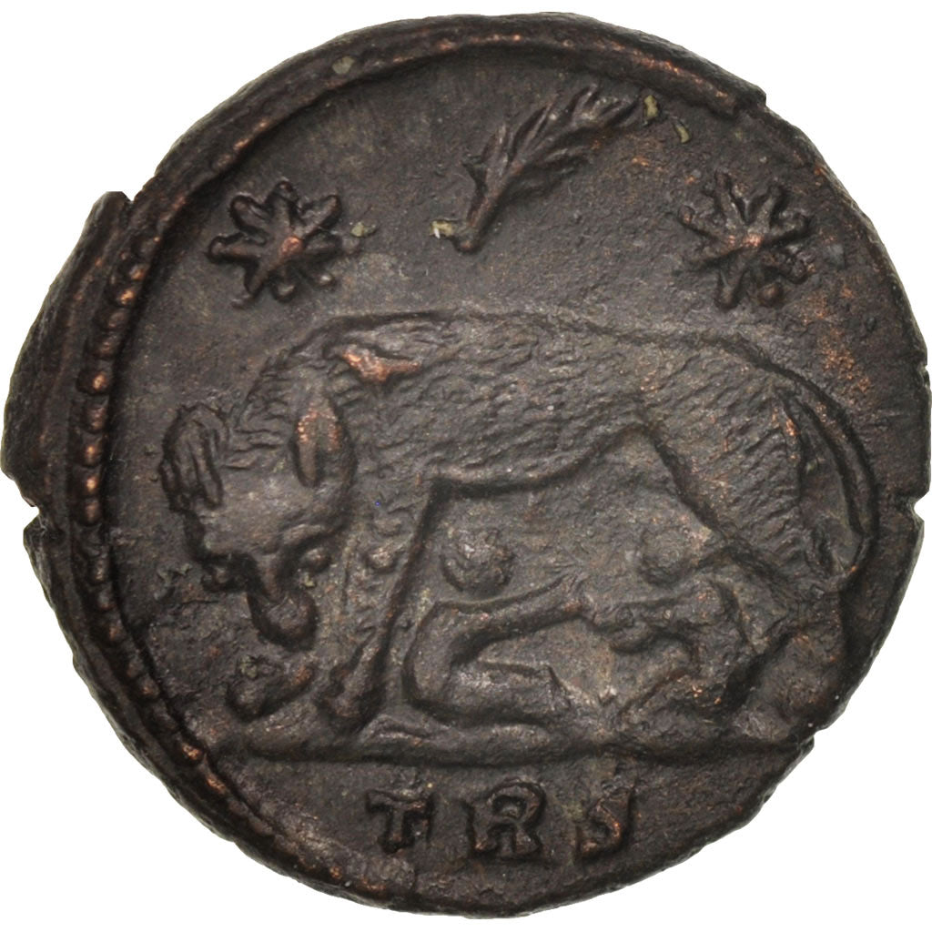 Moneta, City Commemoratives, Follis, Trier, SPL-, Bronzo, RIC:561