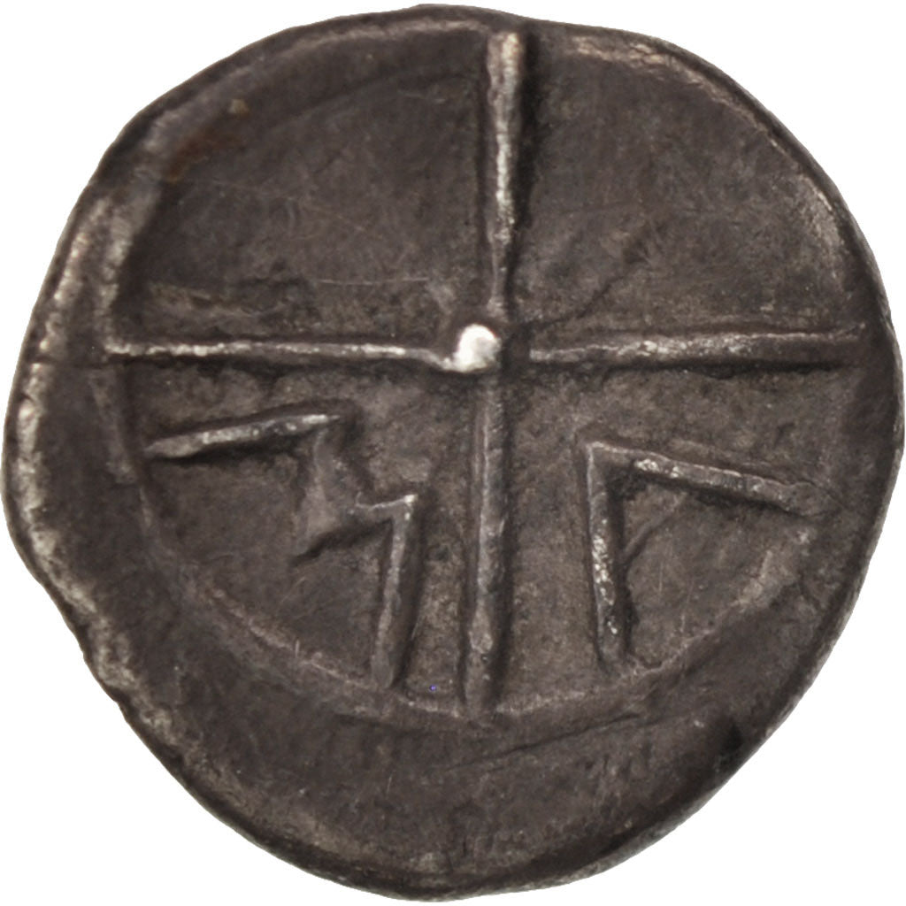 Coin, Massalia, Obol, Marseille, AU(50-53), Silver, SNG Cop:723-8