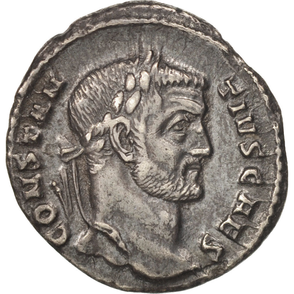 Coin, Constantius I, Argenteus, Rome, AU(50-53), Silver, RIC:38a