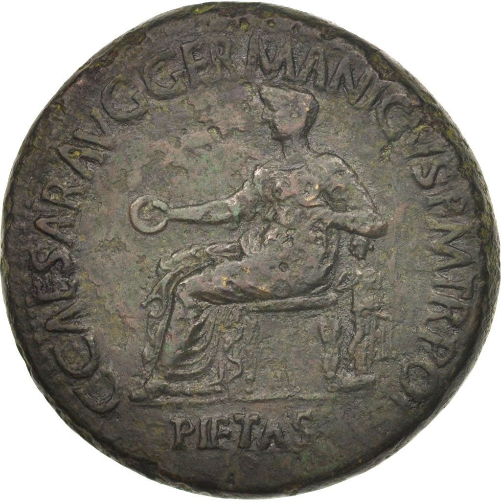 Münze, Caligula, Sesterz, Rome, S+, Bronze, RIC:36
