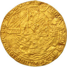 Grande-Bretagne, Edward III, Noble d'or, Calais, TB+, Or, Spink:1521