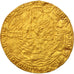 Grande-Bretagne, Edward III, Noble d'or, Calais, TB+, Or, Spink:1521