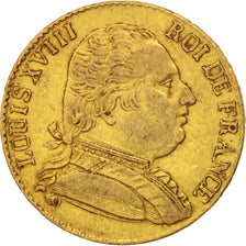 Francia, Louis XVIII, 20 Francs, 1815, London, MBC, Oro, KM:1, Gadoury:1027