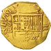 Spain, Philip III, 2 Escudos, Seville, undated type (1598-1601), EF(40-45), Gold