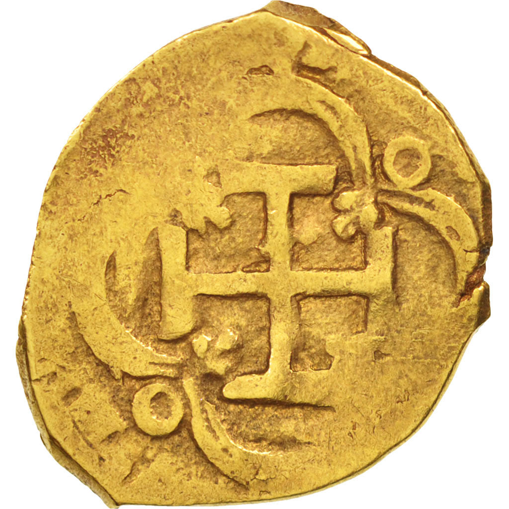 Espagne, Philippe III, 2 Escudos, Seville, date illisible [1616-1621], TTB, Or