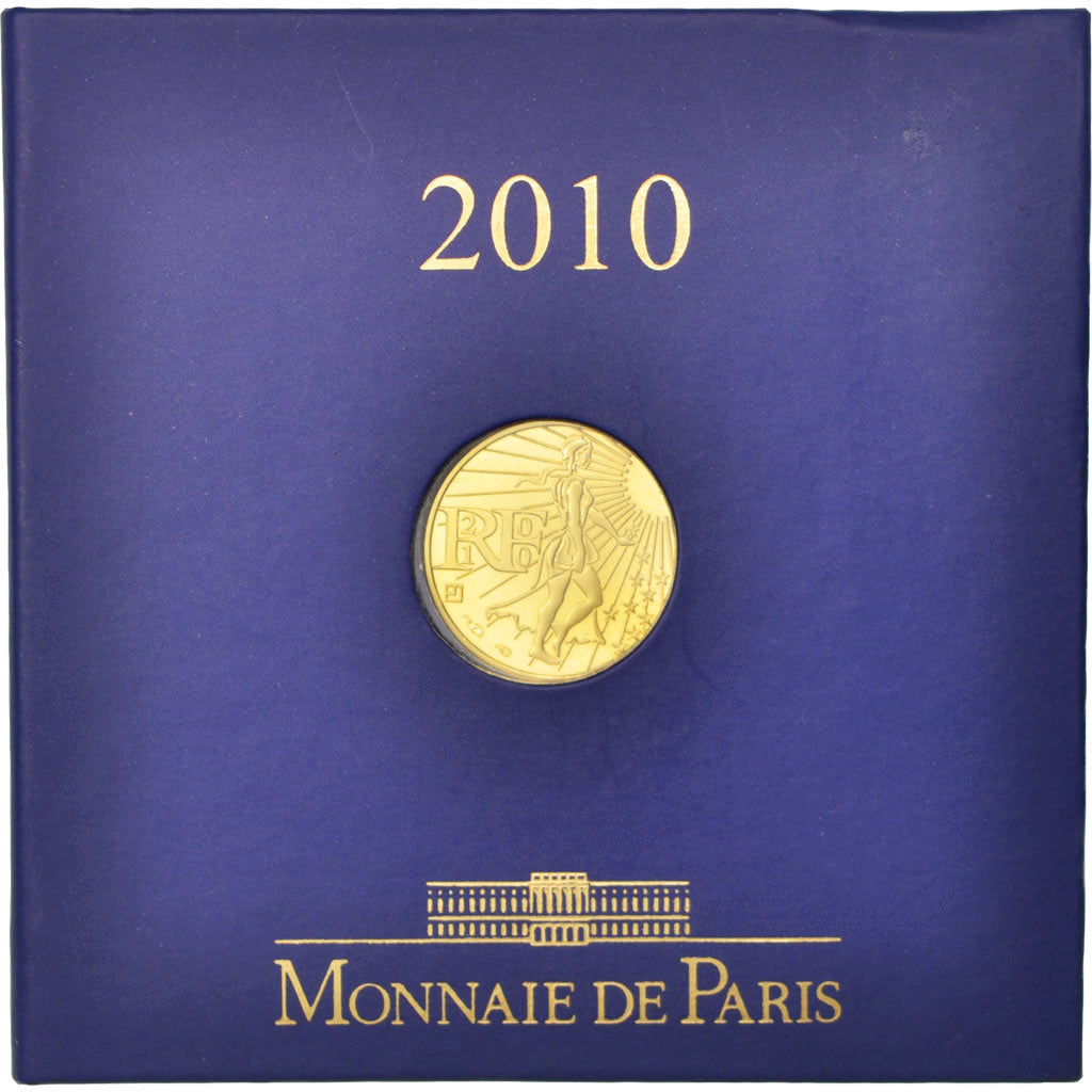 France, 100 Euro, 2010, MS(65-70), Gold, KM:1536