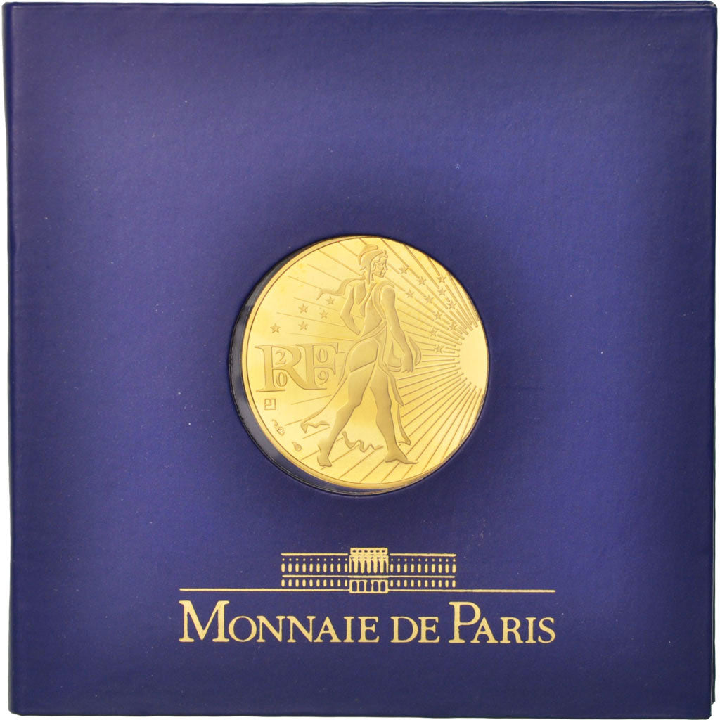 France, 250 Euro, 2009, MS(65-70), Gold, KM:1583