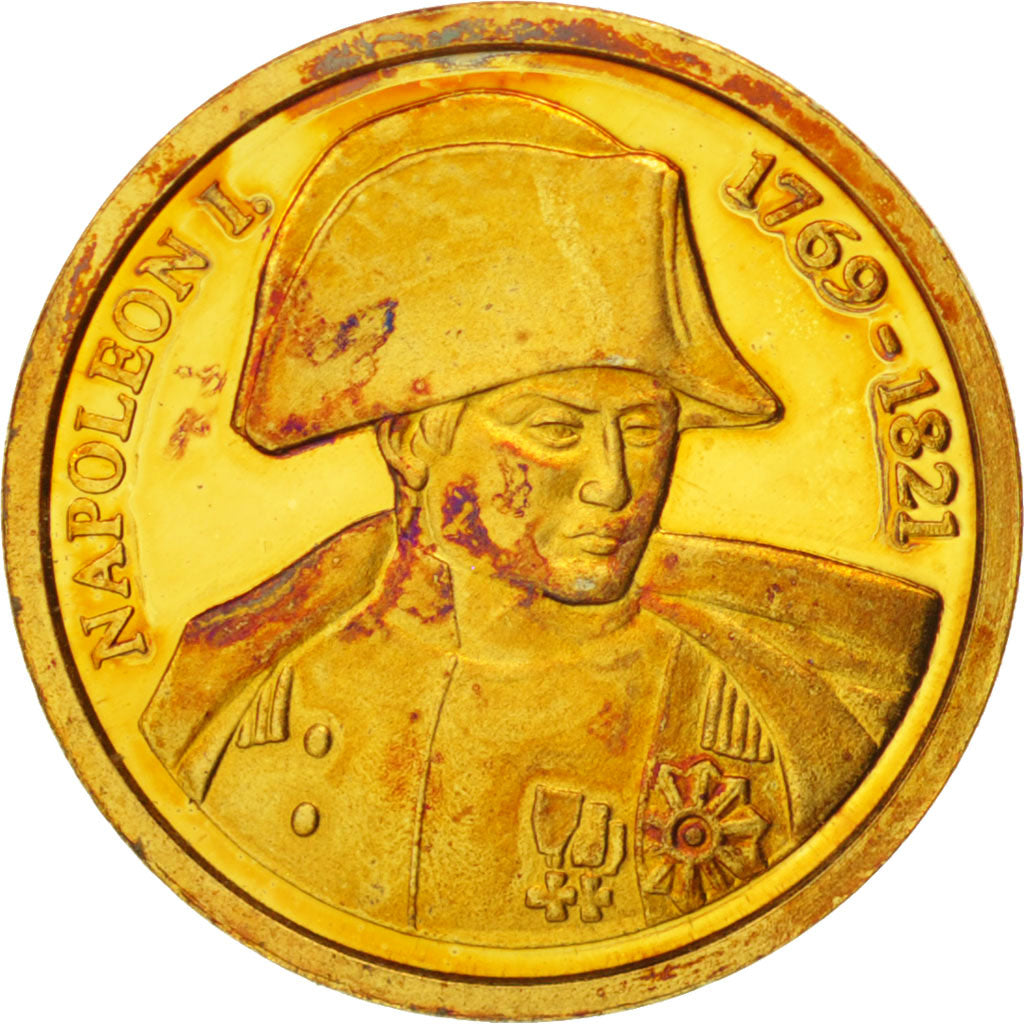 Frankreich, Medal, History, Napoleon Bonaparte, 2001, STGL, Gold