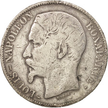 France, Napoléon III, 5 Francs, 1852, Paris, VF(20-25), Silver, KM:773.1