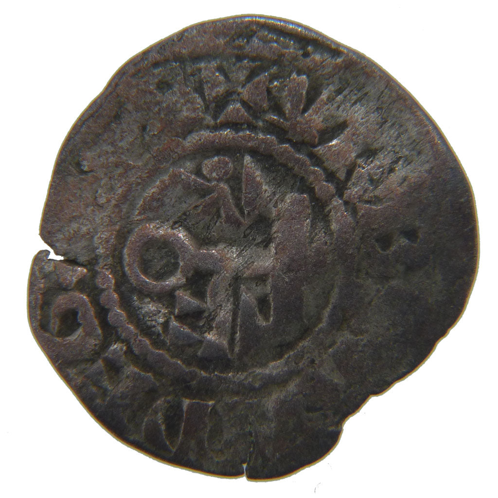 FRANCE, Silver Denarius, VF(20-25), Silver, Boudeau #153, 1.00