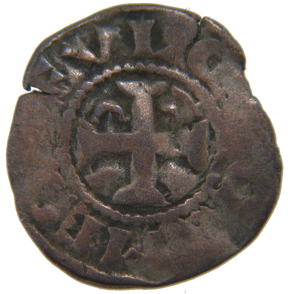 FRANCE, Silver Denarius, VF(20-25), Silver, Boudeau #153, 1.00