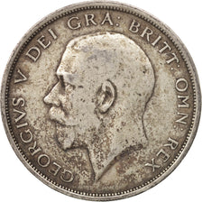 Great Britain, George V, 1/2 Crown, 1915, VF(30-35), Silver, KM:818.1