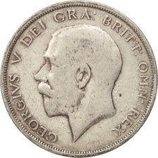 Great Britain, George V, 1/2 Crown, 1915, VF(20-25), Silver, KM:818.1