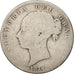 Moneda, Gran Bretaña, Victoria, 1/2 Crown, 1874, BC, Plata, KM:756