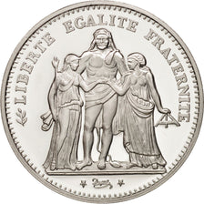 France, Medal, Reproduction de la 5 Francs Hercule 1871 Camelinat, FDC, Argent