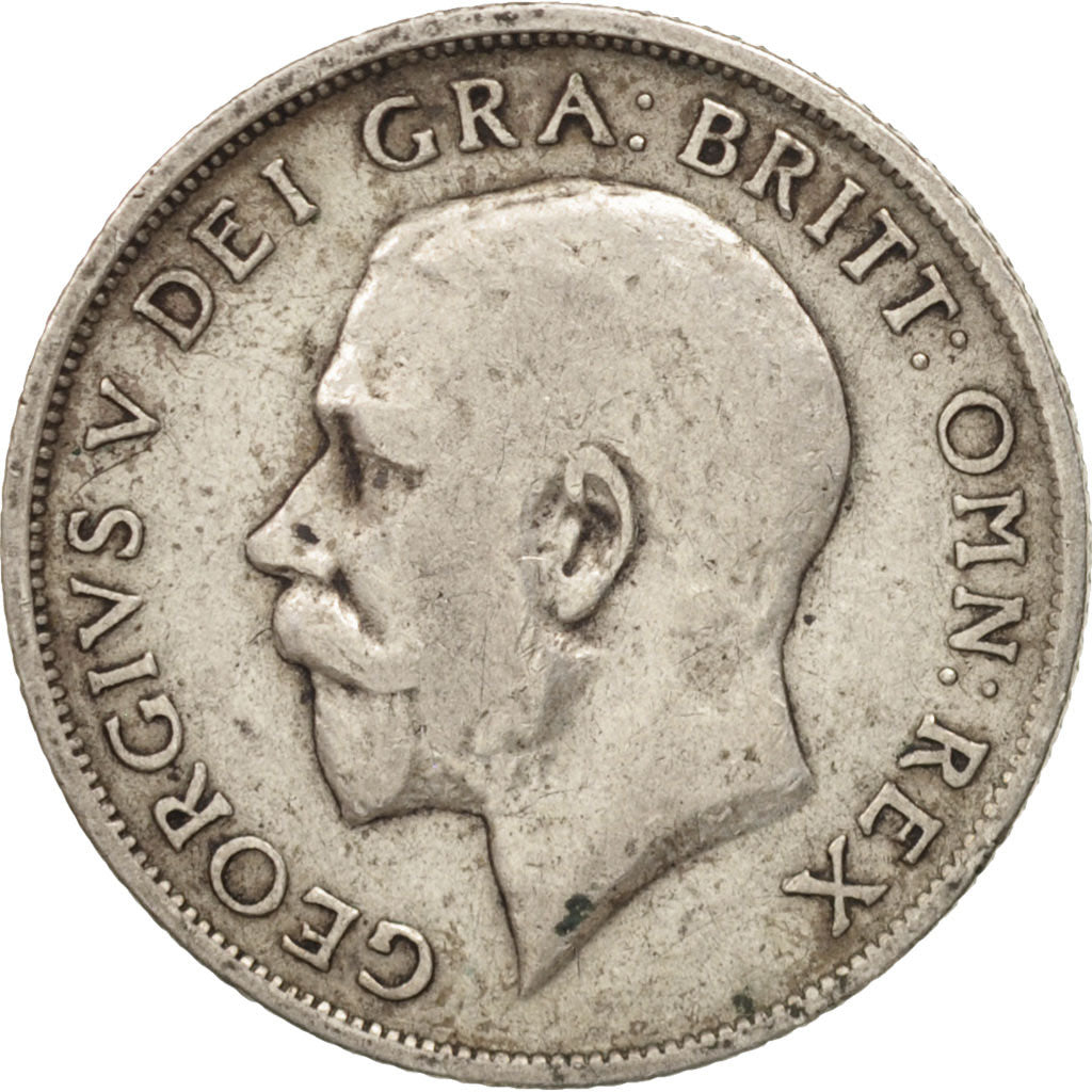 Great Britain, George V, Shilling, 1914, VF(20-25), Silver, KM:816