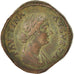 Coin, Faustina II, Sestertius, Rome, VF(30-35), Bronze, RIC:1620