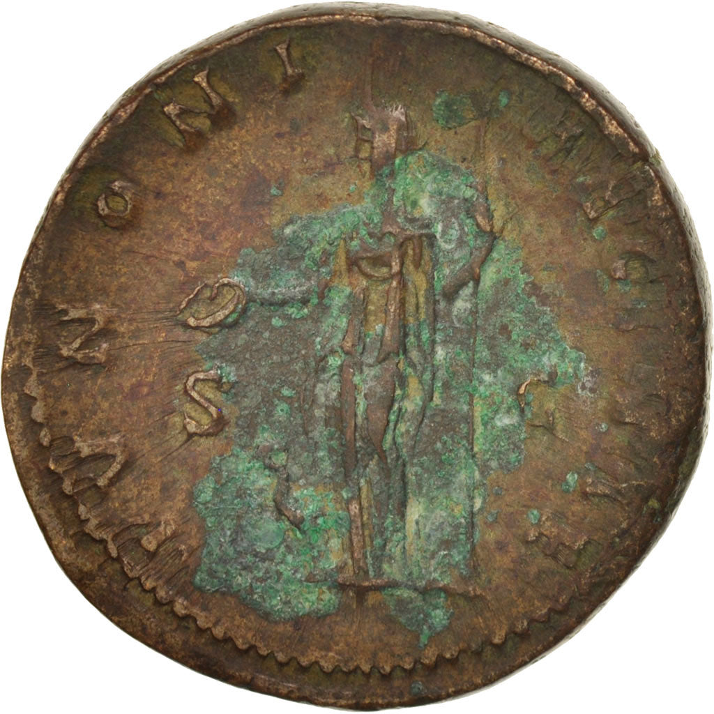 Faustina II, Sestertius, Rome, AU(50-53), Bronze, RIC:1651