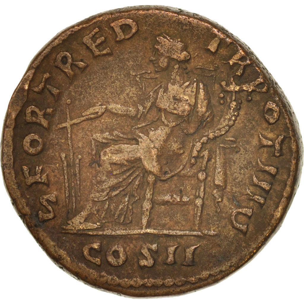 Lucius Verus, Dupondius, Rome, EF(40-45), Bronze, RIC:1341
