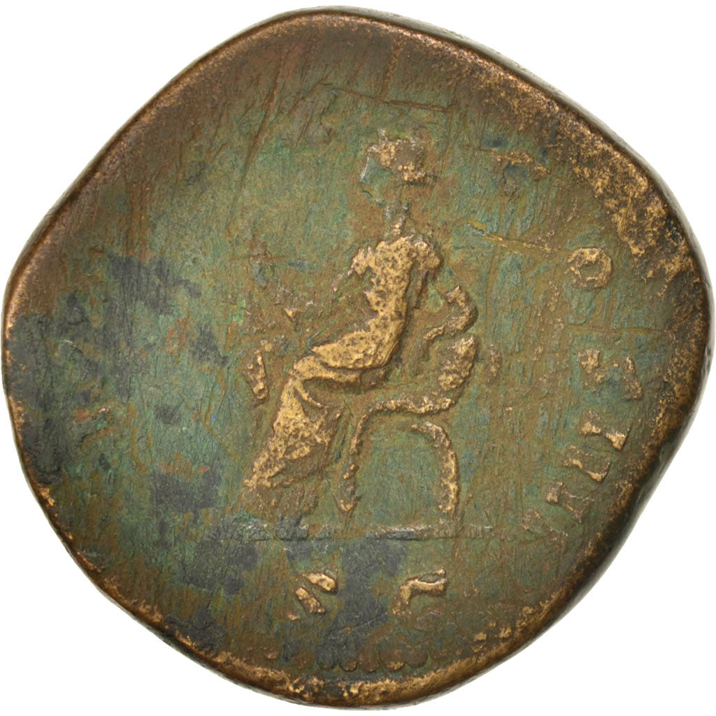 Antoninus Pius, Sesterz, Rome, S+, Bronze, RIC:967