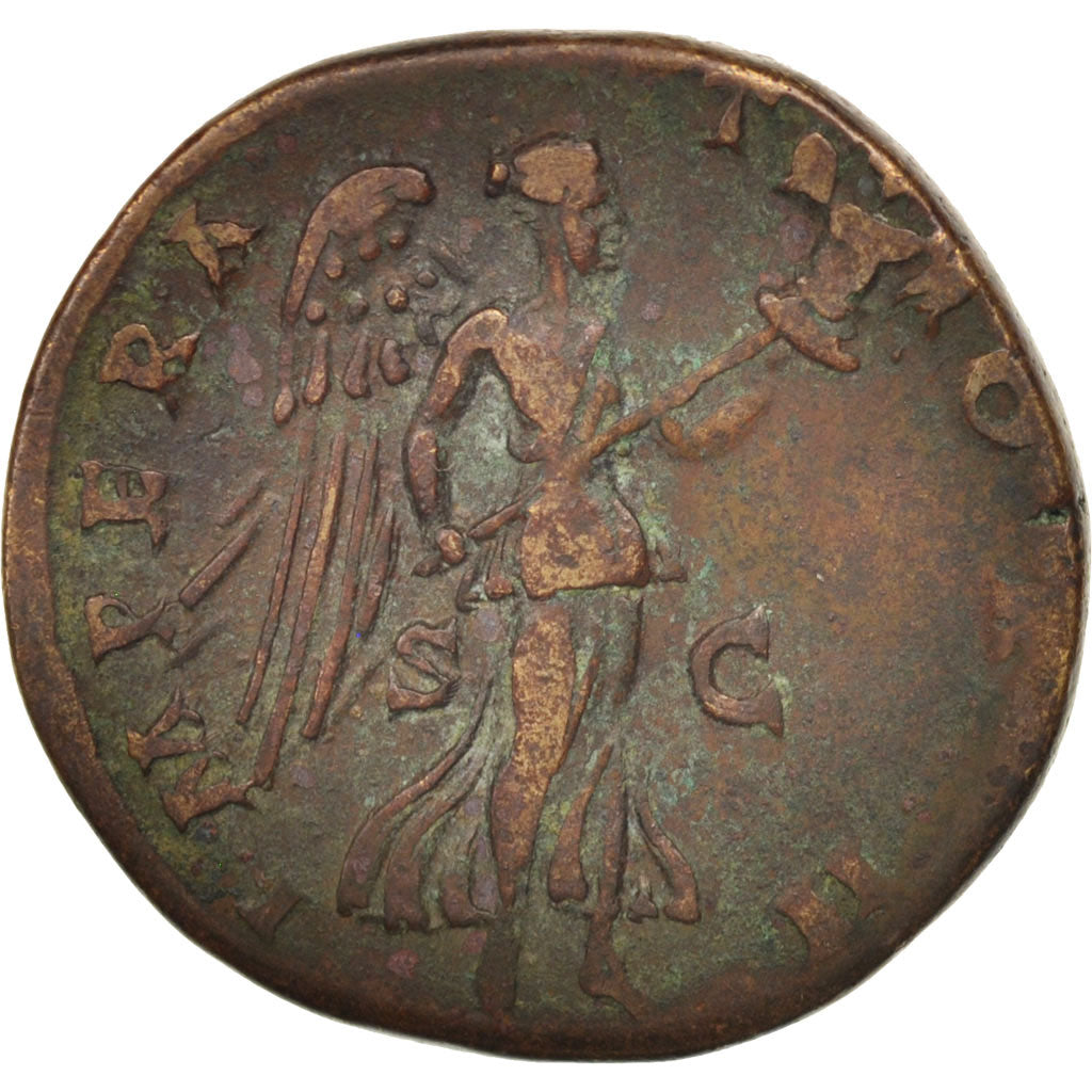 Antoninus Pius, Sesterz, Rome, SS, Bronze, RIC:717a