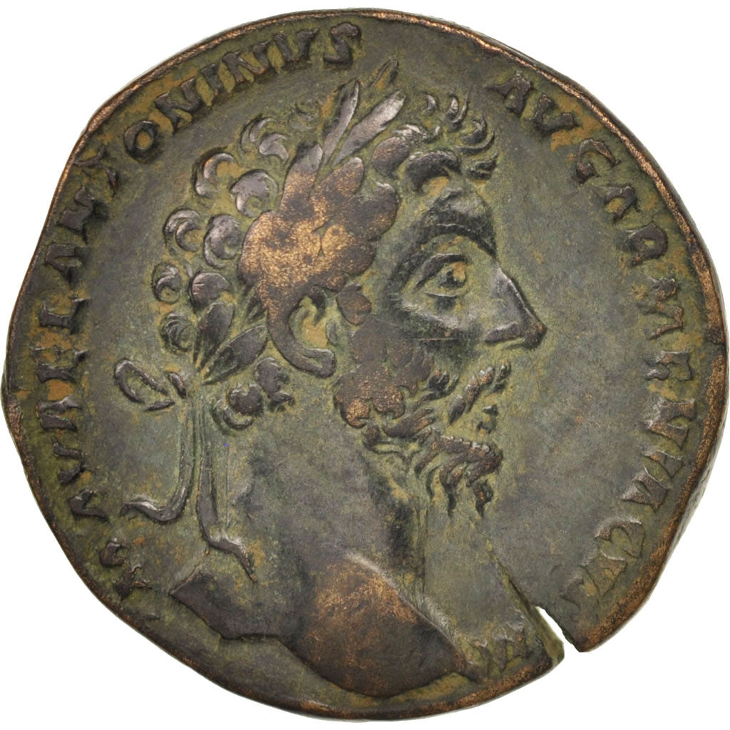 Monnaie, Marc Aurèle, Sesterce, Rome, TTB, Bronze, RIC:861