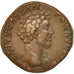 Coin, Marcus Aurelius, Sestertius, Rome, EF(40-45), Bronze, RIC:1338