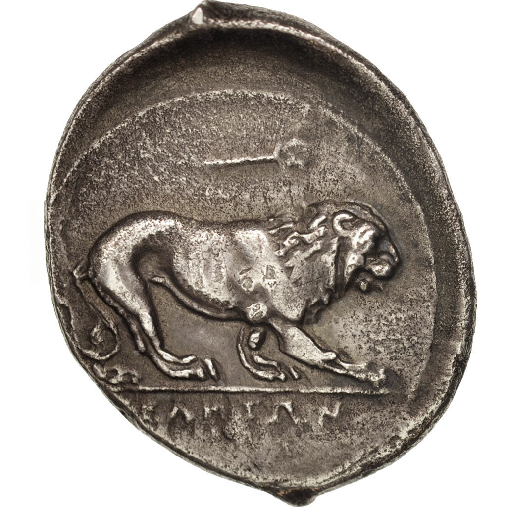 Lucania, Velia, Didrachm, AU(50-53), Silver, SNG Cop:1586