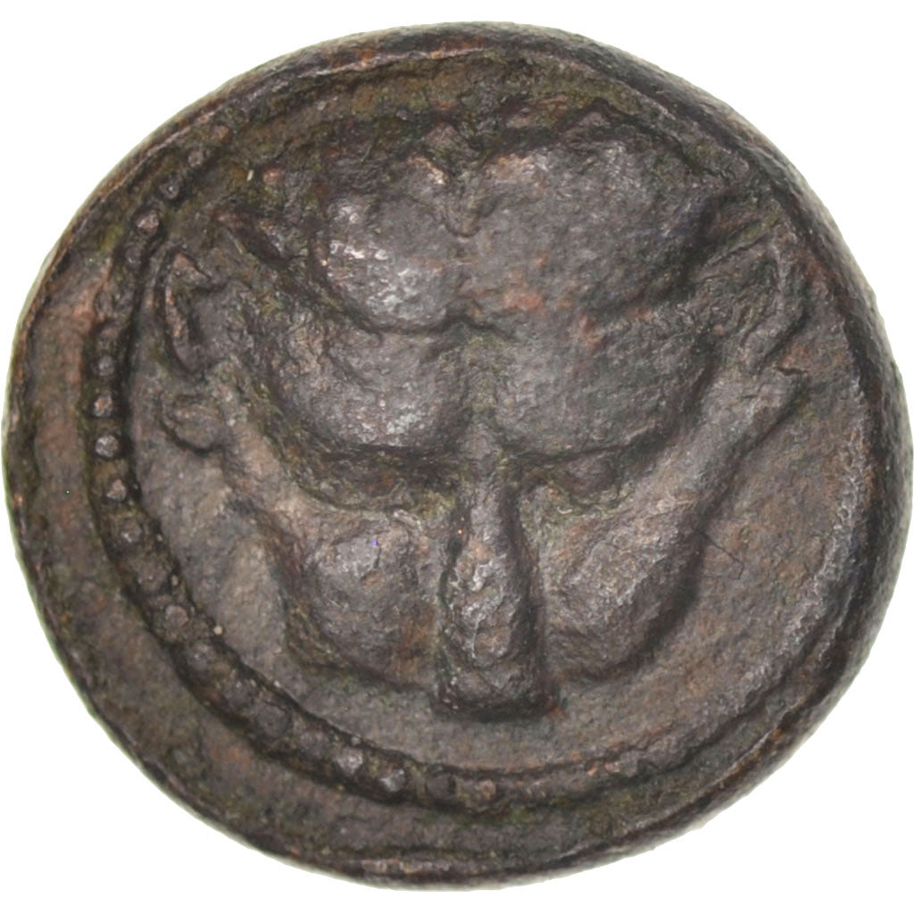 Münze, Bruttium, Rhegium, Onkia, SS, Bronze
