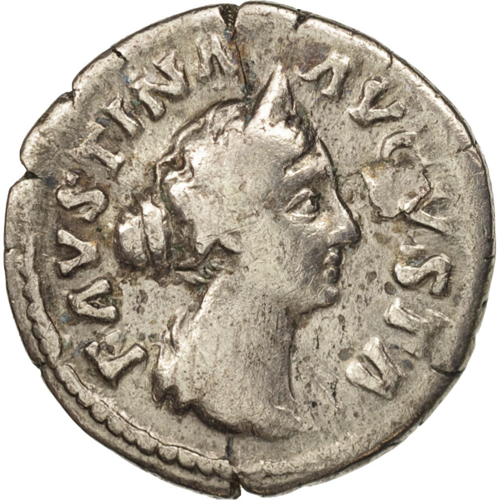 Faustina II, Denarius, Rome, S, Silber, RIC:712