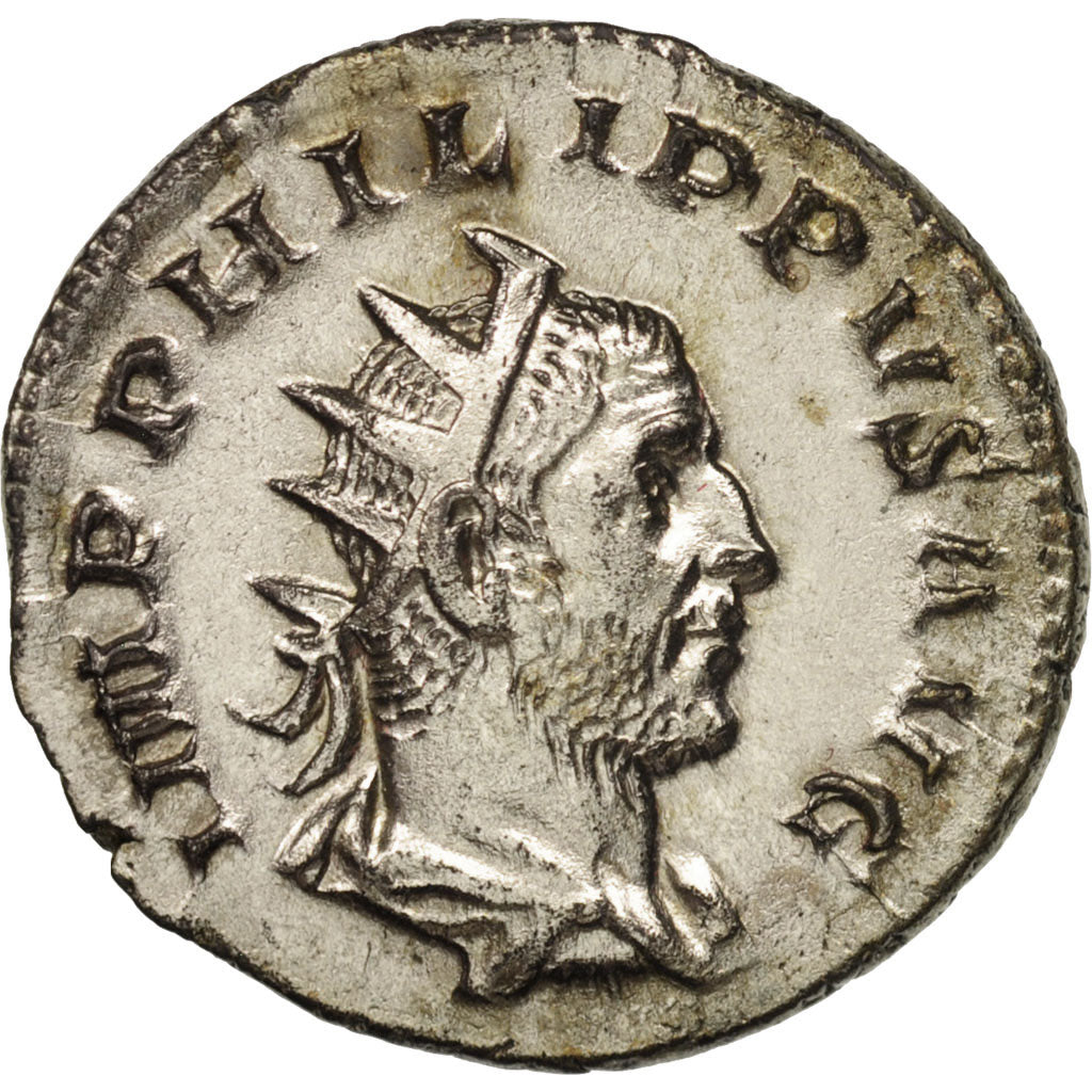 Philip I, Antoninianus, Rome, AU(55-58), Billon, RIC:19