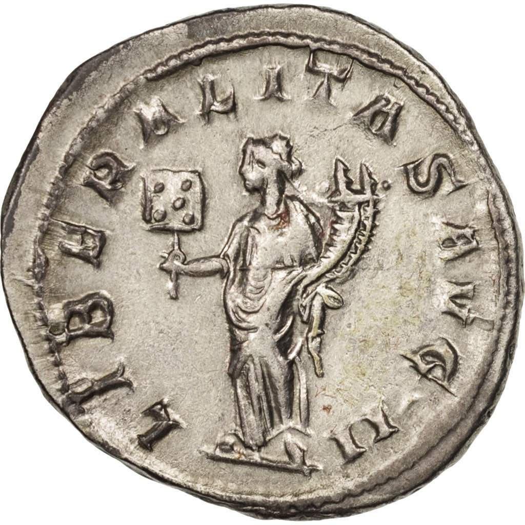 Coin, Gordian III, Antoninianus, Rome, AU(55-58), Billon, RIC:36