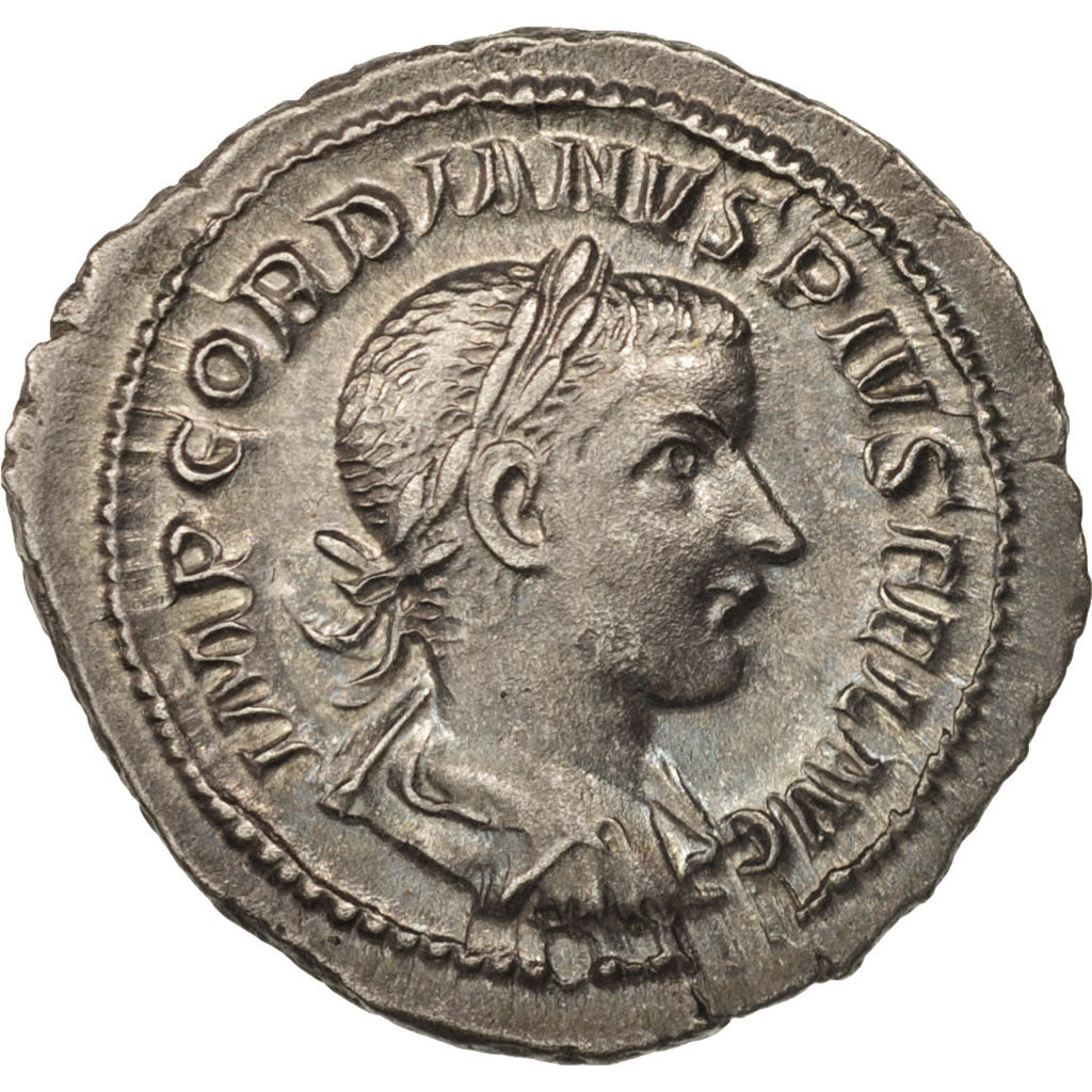 Gordian III, Denarius, Rome, AU(55-58), Silver, RIC:81