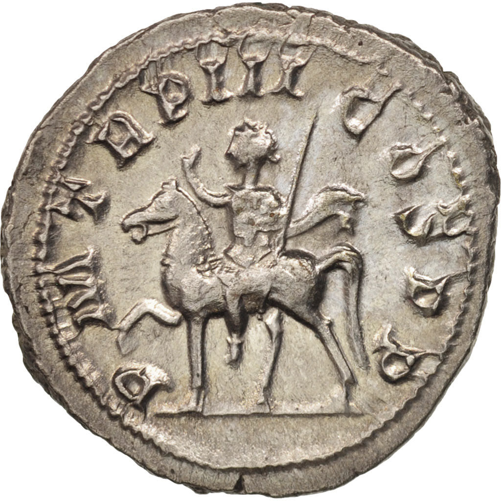 Gordian III, Denarius, Rome, AU(55-58), Silver, RIC:81