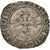 Coin, France, Charles VI, Florette, Troyes, EF(40-45), Billon, Duplessy:405D